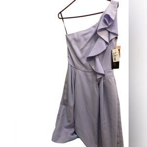 One-Shoulder Lavender Dress women size 8